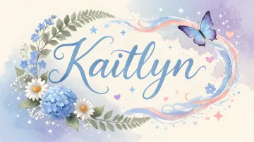 Kaitlyn horizontal diseño 1 - Hortensias azules, flores pequeñas y acuarela suave con mariposas azules y brillo etéreo