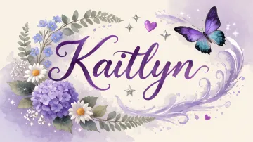 Kaitlyn horizontal diseño 2 - Diseño elegante de hortensias en tonos lila y morados suaves, con volutas estilizadas y una mariposa mística que aporta un toque etéreo y mágico.