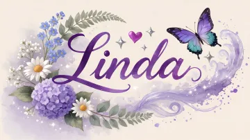 Linda horizontal diseño 2 - Diseño elegante de hortensias en tonos lila y morados suaves, con volutas estilizadas y una mariposa mística que aporta un toque etéreo y mágico.
