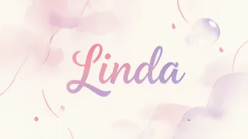 Linda horizontal diseño 7 - Diseño abstracto en acuarela sobre fondo crema, con manchas fluidas y etéreas en rosa pastel y lila, líneas curvas que aportan movimiento, pequeñas gotas salpicadas cayendo verticalmente y una burbuja translúcida en la parte superior izquierda. El nombre resalta al centro con una tipografía cursiva amplia y elegante en degradado rosa a morado.