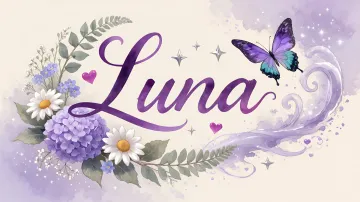 Luna horizontal diseño 2 - Diseño elegante de hortensias en tonos lila y morados suaves, con volutas estilizadas y una mariposa mística que aporta un toque etéreo y mágico.