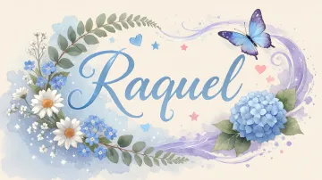 Raquel horizontal diseño 1 - Hortensias azules, flores pequeñas y acuarela suave con mariposas azules y brillo etéreo