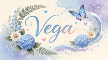 Vega horizontal diseño 1 - Hortensias azules, flores pequeñas y acuarela suave con mariposas azules y brillo etéreo