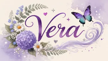 Vera horizontal diseño 2 - Diseño elegante de hortensias en tonos lila y morados suaves, con volutas estilizadas y una mariposa mística que aporta un toque etéreo y mágico.